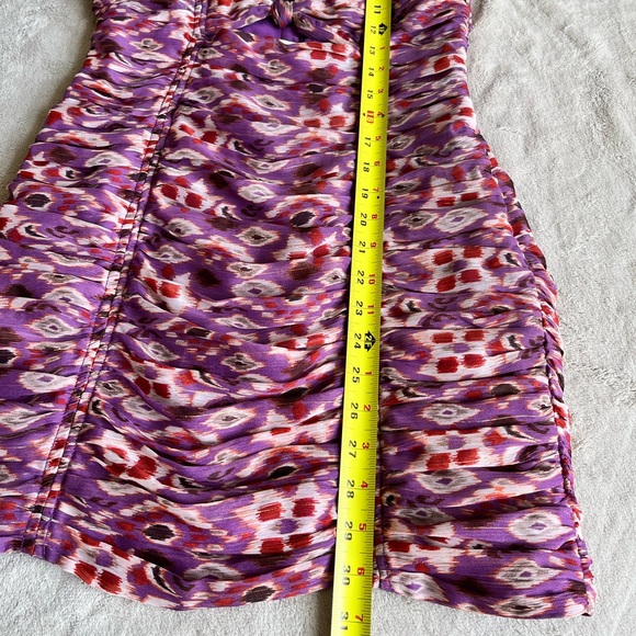 Zara Ruched Mini Dress - Picture 9 of 11